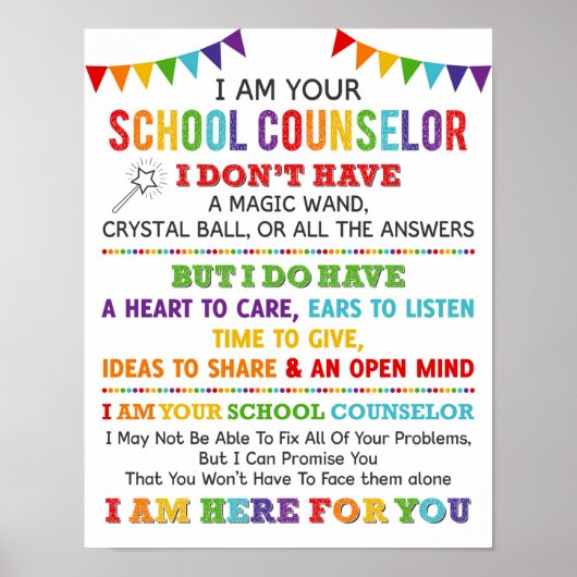 Je Suis Votre Conseiller D'École Poster (Devant)