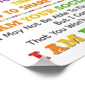 Je Suis Votre École Poster Des Travailleurs Sociau (Coin)