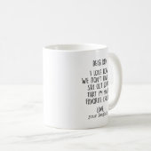 Je suis votre fille préférée - Drôle Mug pour papa (Devant droit)