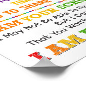 Je Suis Votre Infirmière À L'École Poster (Coin)