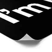 Je suis vraiment génial Poster de Vache drôle (Coin)