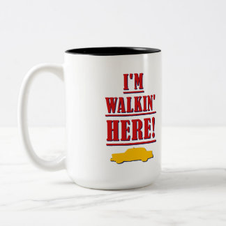 Je suis Walkin ici ! Tasse italienne/américaine