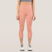 Je Suis Yoga Logo Capri Leggings (Recto)