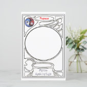 Je symbooldoedling op doelcode (Staand voorkant)