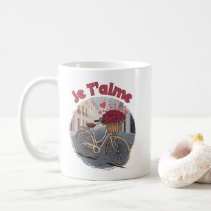 Je T’aime Parijs Liefdescitaat Valentijnsdag in Fr Koffiemok