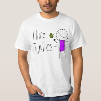 "Je T-shirt aime tortues"