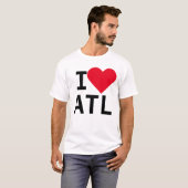 "Je T-shirt du coeur ATL" (Devant entier)