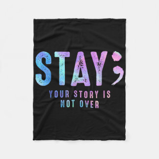 Je T-shirt verhaal is niet zelfdoding over prevent Fleece Deken
