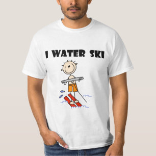 Je T-shirts et cadeaux de ski d'eau