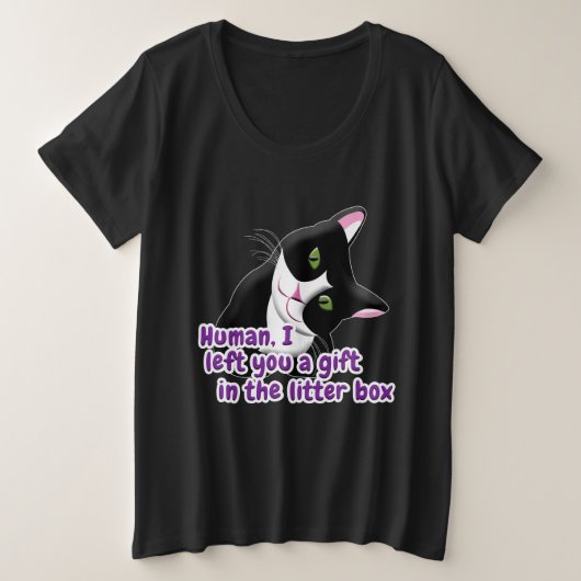 Je t'ai laissé un chat cadeau (Design devant)