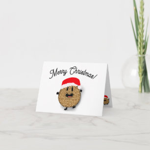 Je t'ai tout... bagel Joyeuse carte de Noël