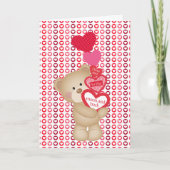 Je T'Aime À La Carte De Voeux Lune Et Retour (Devant)