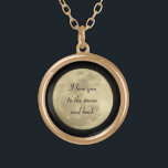 Je t'aime à la lune et le collier en or<br><div class="desc">Beau cadeau pour celui que vous aimez.  Avec une photo de la lune que j'ai prise,  cela la rend authentique.</div>