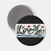 Je T'Aime Aimer Magnet (Recto/Verso)