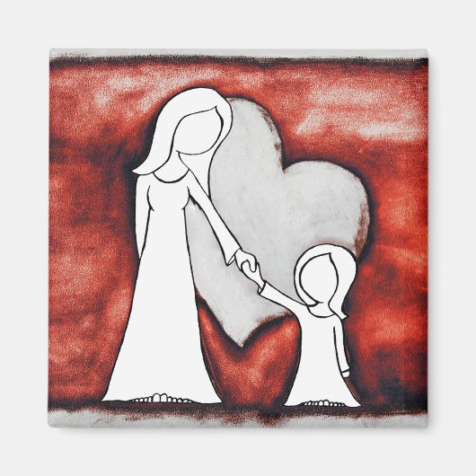 Je T'Aime Aimer Magnet (Devant)