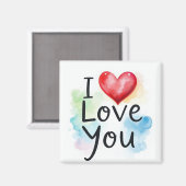 Je T'Aime Aimer Magnet (Recto/Verso)