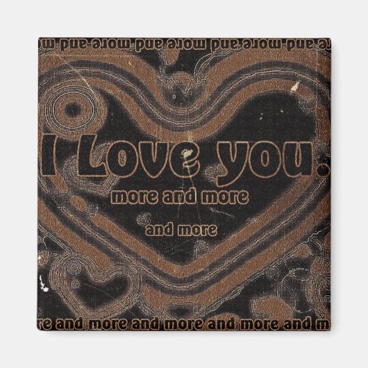 Je T'Aime Aimer Magnet (Devant)