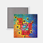 Je T'Aime Aimer Magnet (Recto/Verso)