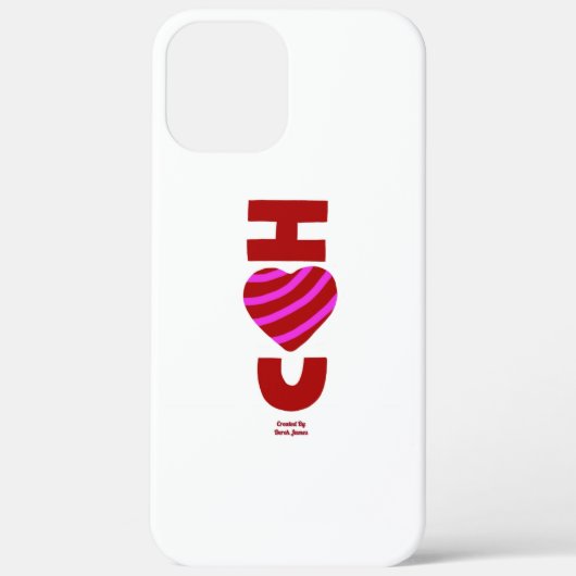 Je t'aime Apple iPhone 12 Pro Max Coque (Verso)