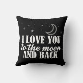 Je t'aime au coussin de lune et de dos (Verso)