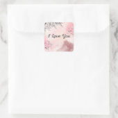 Je t'aime autocollant (Sac)