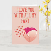 Je t'aime avec tous mes pets - Carte de la Saint-V (Fleur jaune)