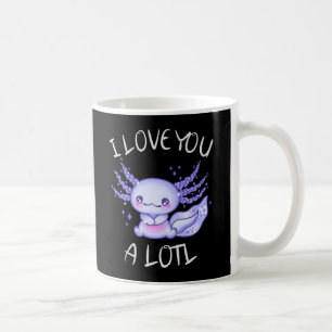 Je t'aime beaucoup Axolotl en amour Mug