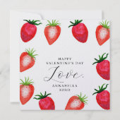 Je T'Aime Beaucoup, Berry ! Carte Saint Valentin s (Dos)
