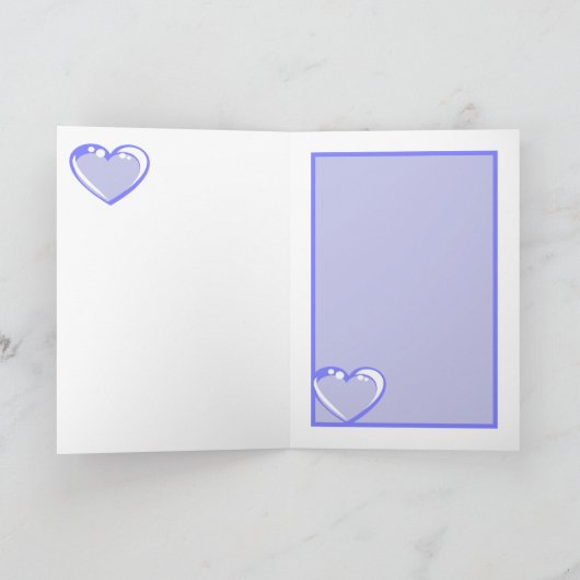 Je t'aime beaucoup carte de voeux pliée (Intérieur)