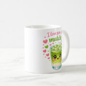 Je T'Aime Beaucoup Matcha Tasse Mignonne (Devant droit)
