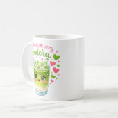 Je T'Aime Beaucoup Matcha Tasse Mignonne (Devant gauche)