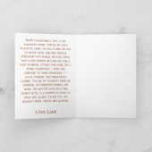 Je t'aime beaucoup ourson dans un mug carte postal (Intérieur)