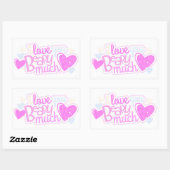 Je T'Aime Beaucoup Sticker (Feuille)