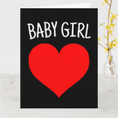 JE T'AIME BÉBÉ FILLE ROMANTIQUE CARTE DE SALUT (Fleur jaune)