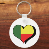 Je t'aime Bénin Porte-clés (Recto)