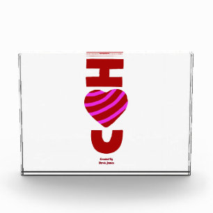 Je t'aime Bloc photo horizontal