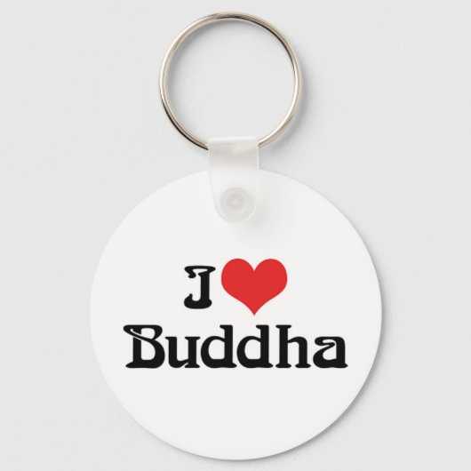 Je t'aime Bouddha Porte-clés (Recto)