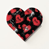 Je T'Aime Carnet Spiral En Forme De Coeur (Dos)