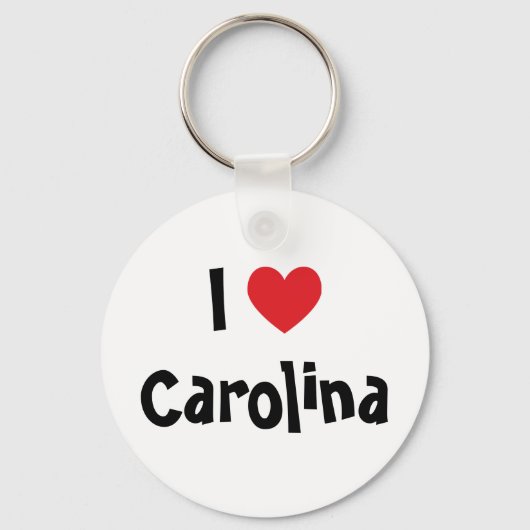 Je t'aime Carolina porte-clés (Recto)