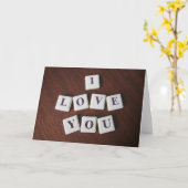 Je T'Aime Carte (Fleur jaune)