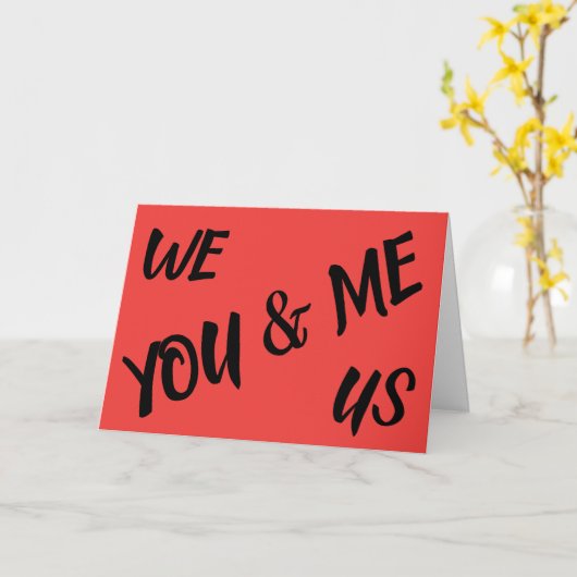 Je t'aime, carte (Fleur jaune)