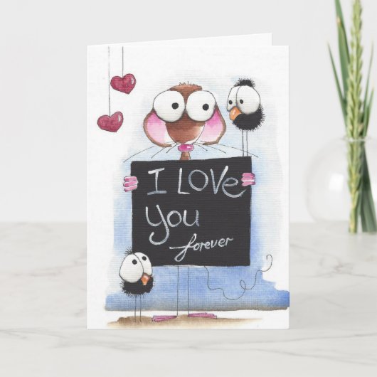 Je t'aime carte (Devant)