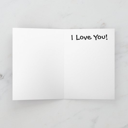 Je T'Aime Carte (Intérieur)