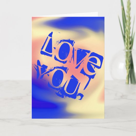 Je T'Aime ! Carte (Devant)