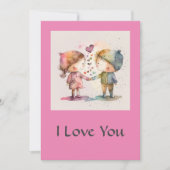 Je T'Aime Carte (Devant)