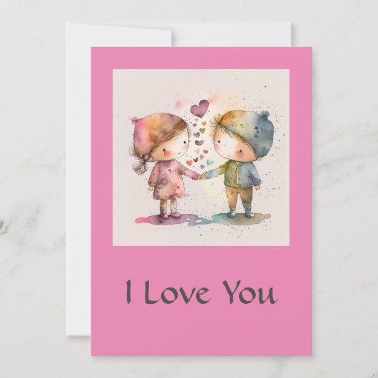 Je T'Aime Carte (Devant)