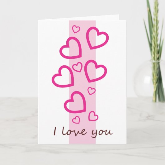 Je T'Aime Carte (Devant)