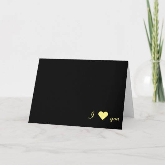 Je t'aime, carte (Devant)