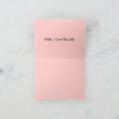 Je t'aime carte (Intérieur)