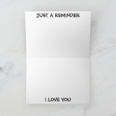 Je T'Aime Carte (Intérieur)